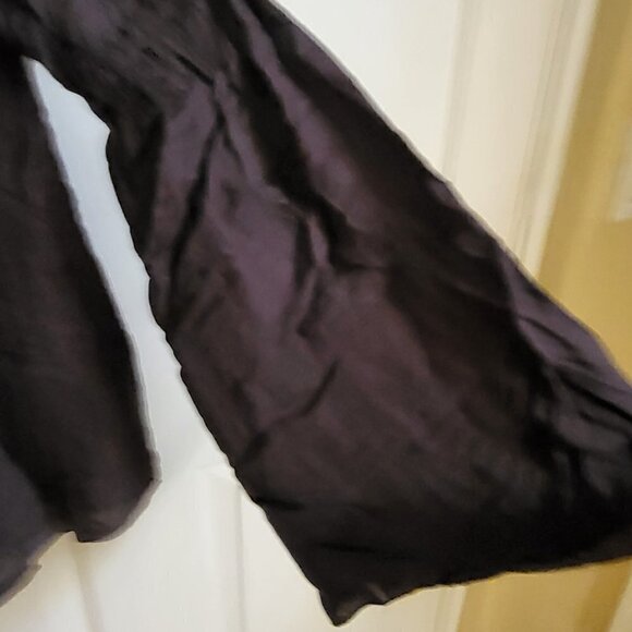 Chaser off-the-shoulder Long Sleeves with ties Black/Dark Grey SIZE: MEDIUM NWT - Picture 5 of 11